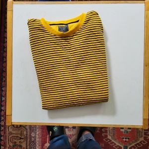 Vntg Guess Men's Analog Stripe Shirt Sz L